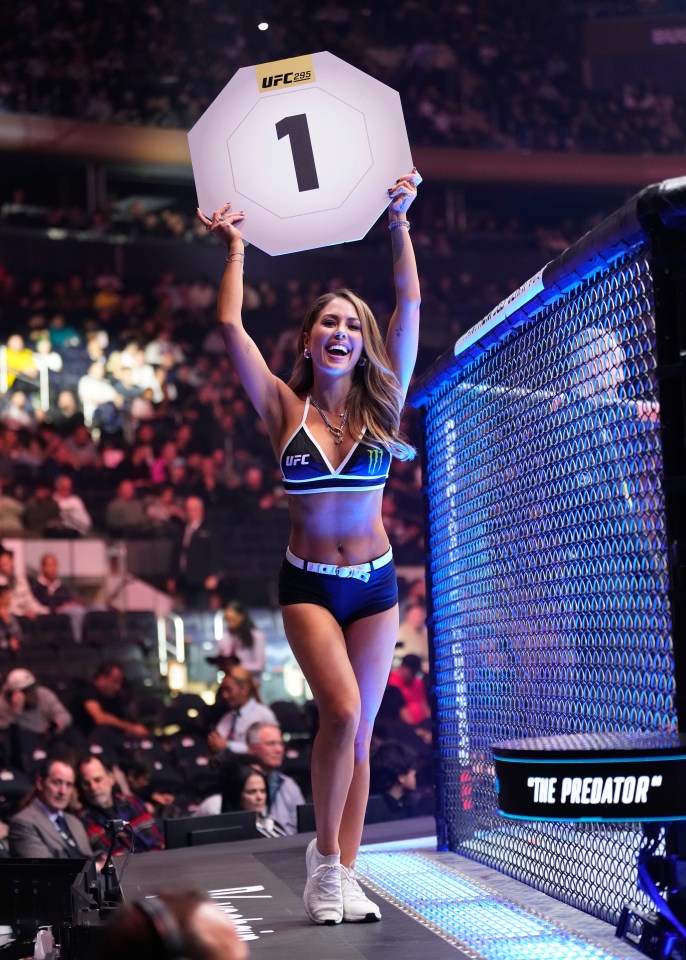 Palmer will hang up her octagon girl gear after UFC 296 this weekend