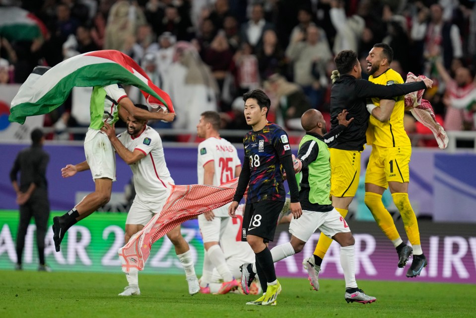 South Korea were stunned 2-0 against Jordan in the Asian Cup semi-finals