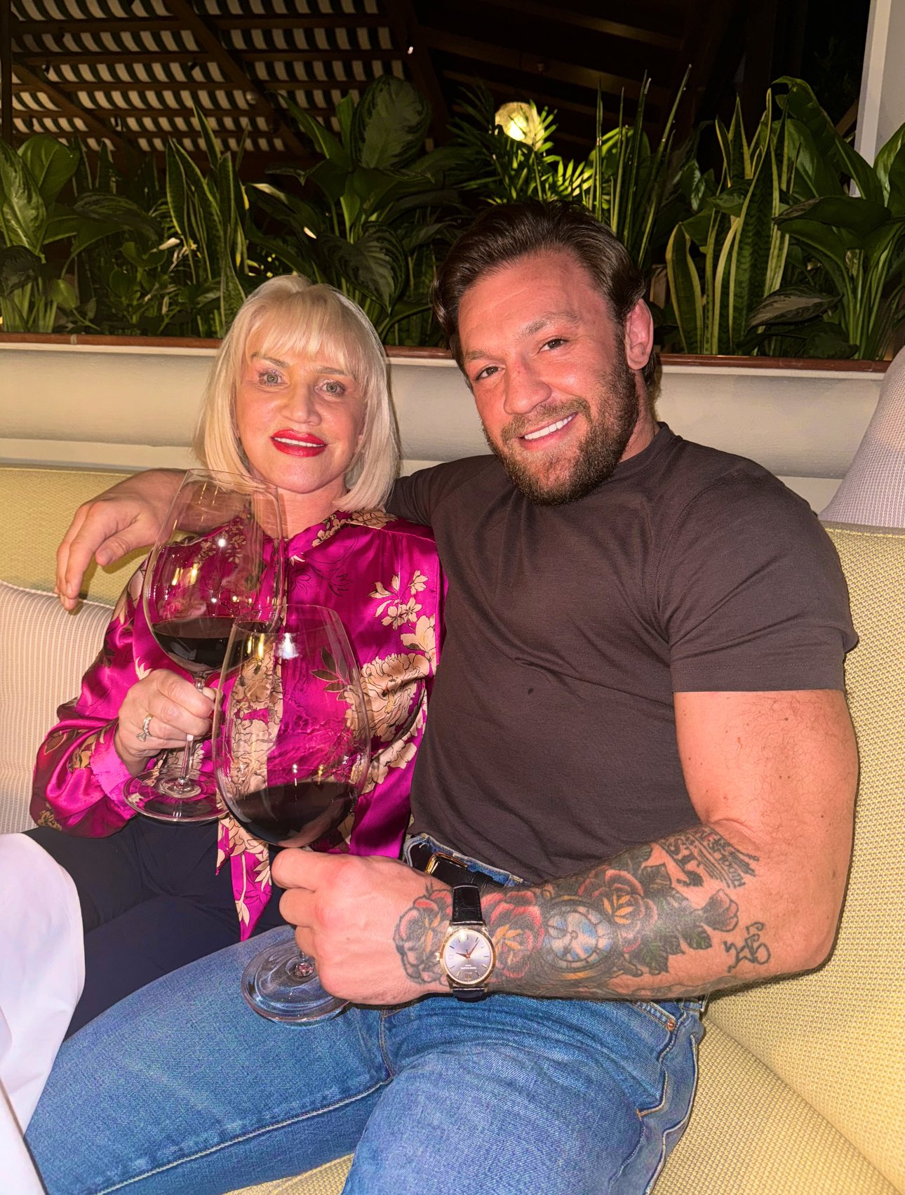 Conor McGregor and his mum Margaret