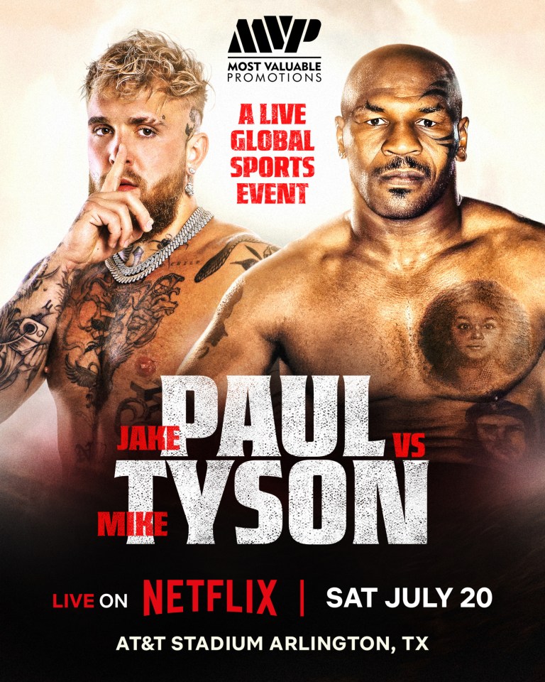 The fight will be streamed live on Netflix on July 20