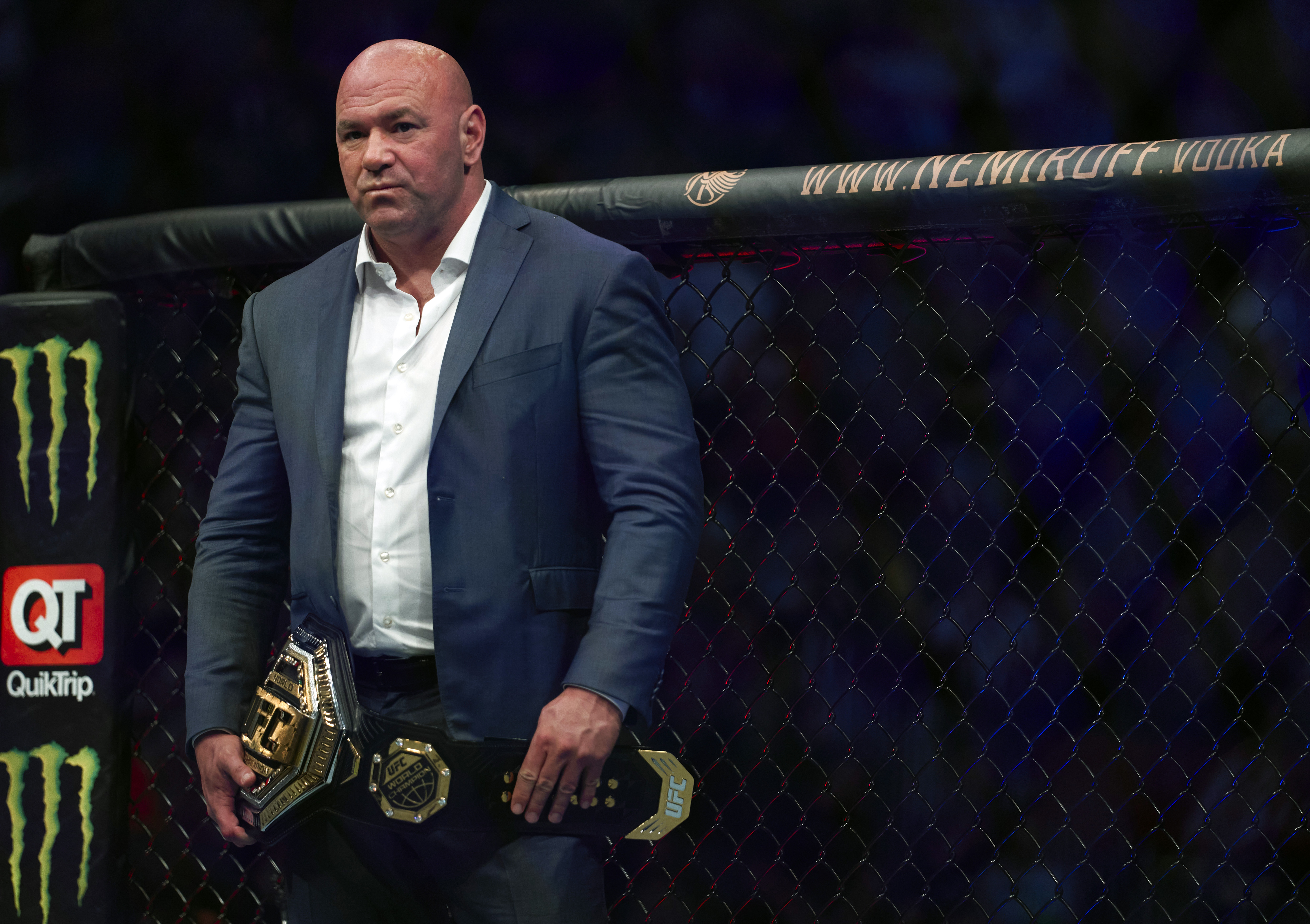 UFC president Dana White and the promotion had other ideas for the historic card