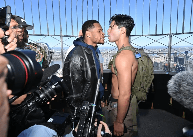 Garcia and Haney clashed on top of the Empire State Building