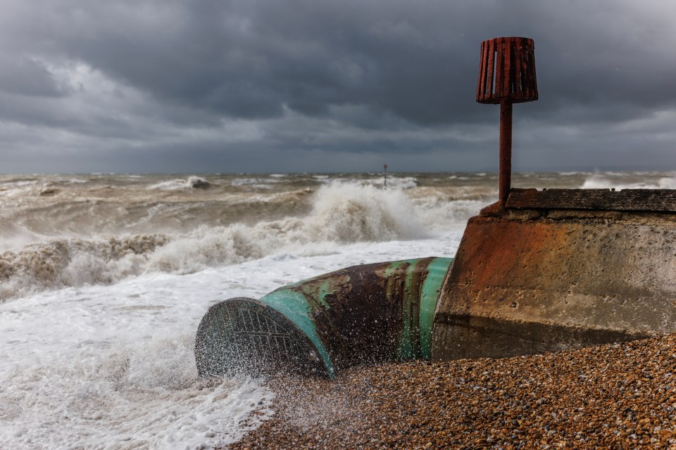 Heavy rainfall has led to hundreds of sewage releases around the UK