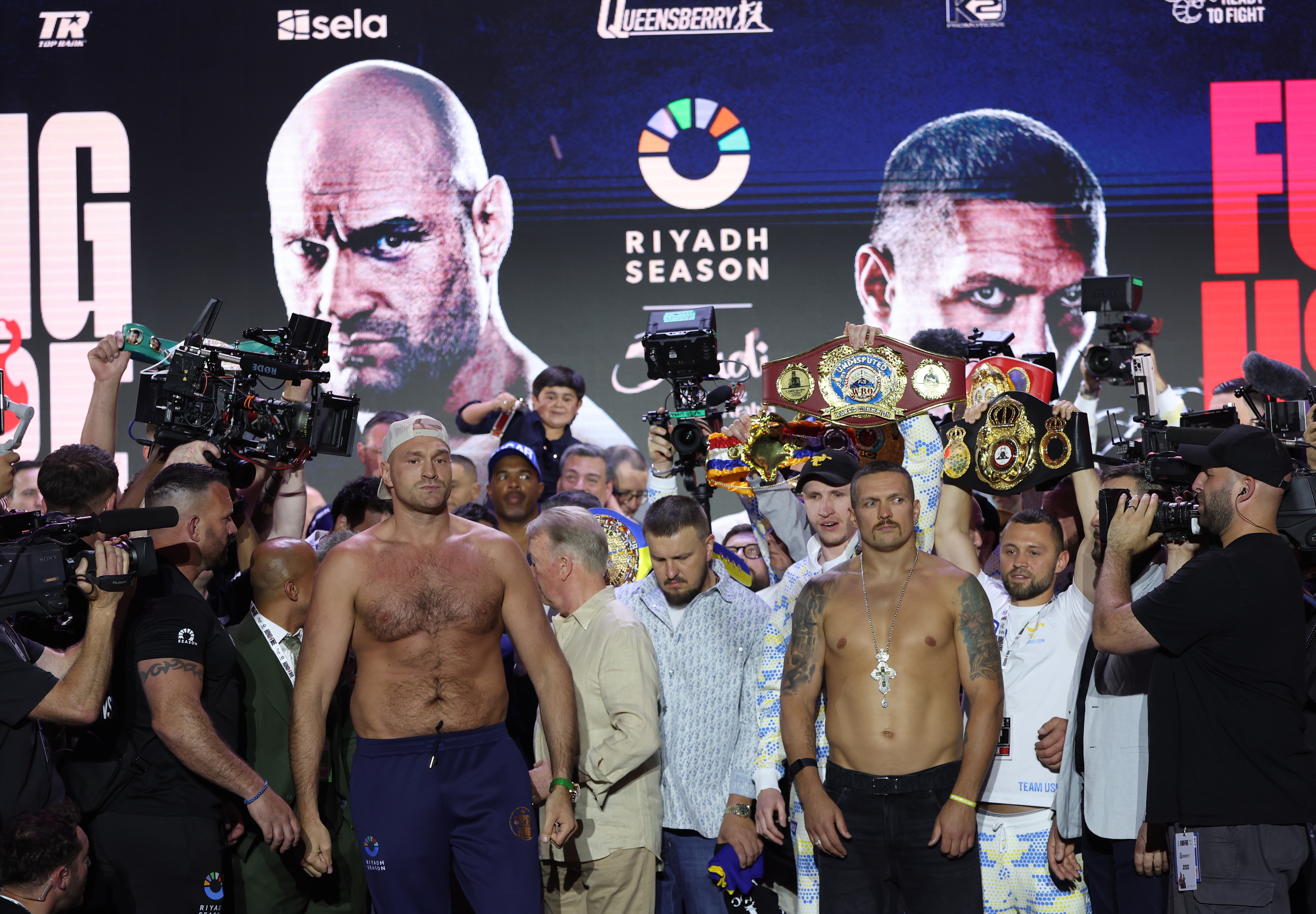 Tyson Fury and Oleksandr Usyk collide in Saudi Arabia tonight