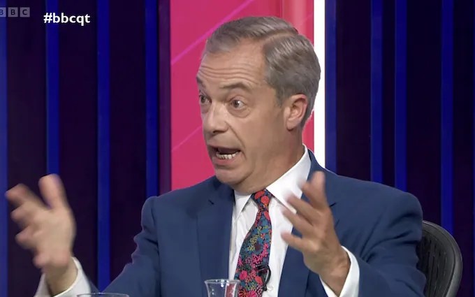 Farage insisted he had only tried seriously once to be elected, despite losing seven times