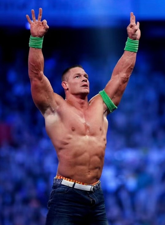 Cucurella added a snap of WWE heel John Cena