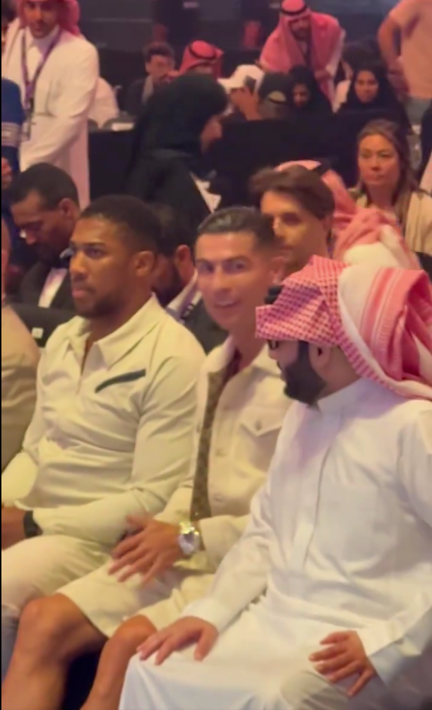 Ronaldo was wearing a Gucci outfit worth £3,350 and his £1.2m watch