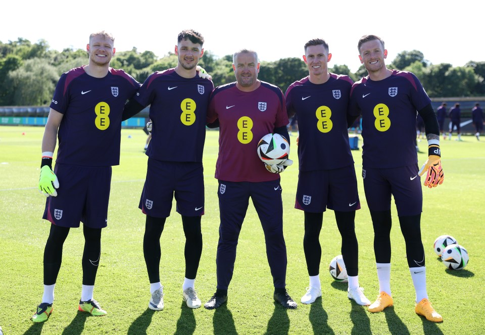 England's four goalkeepers Aaron Ramsdale, James Trafford, Dean Henderson and Jordan Pickford will be fighting for their spots