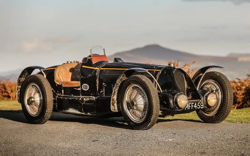 The classic motor was turned into a sports car and raced in 1937