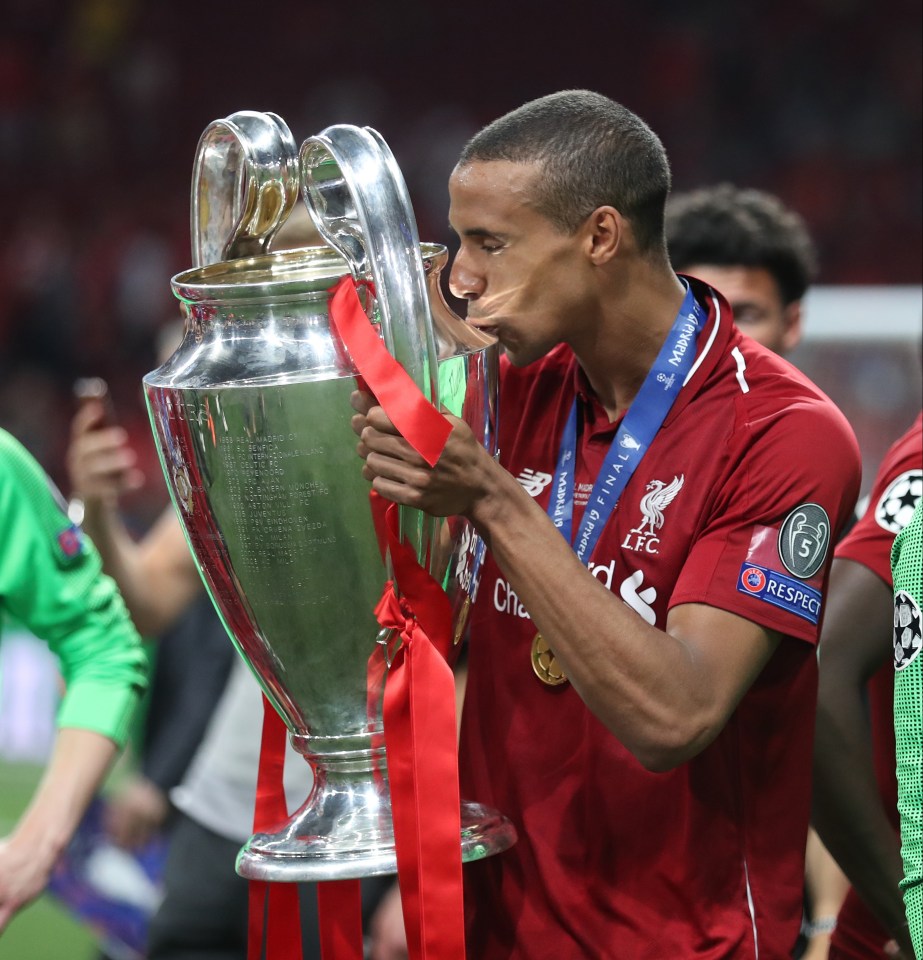 Cameroon defender Matip lifted the Champions League in 2019 with the Reds