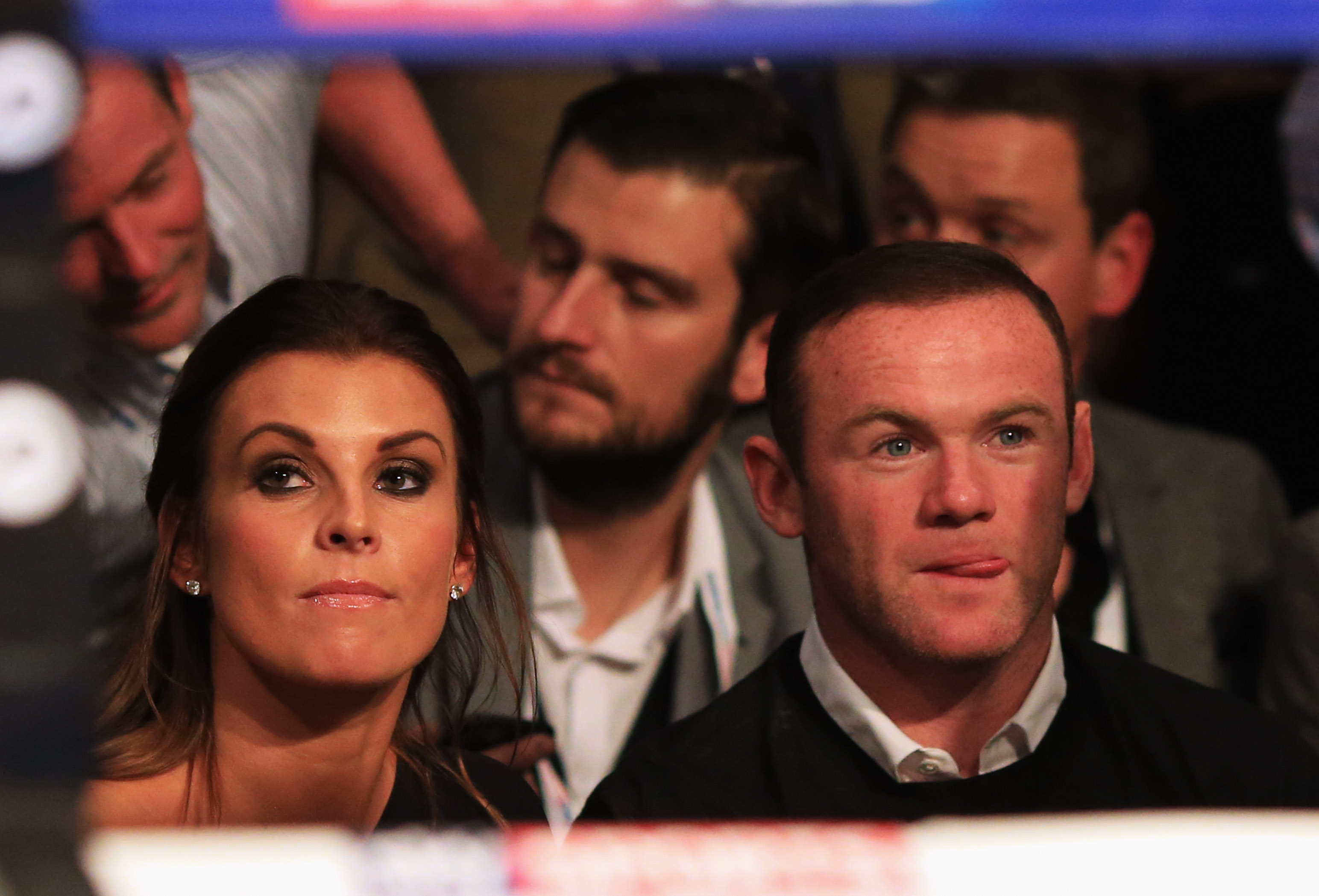 Wayne Rooney and his wife Coleen have been ringside at fight nights in the past