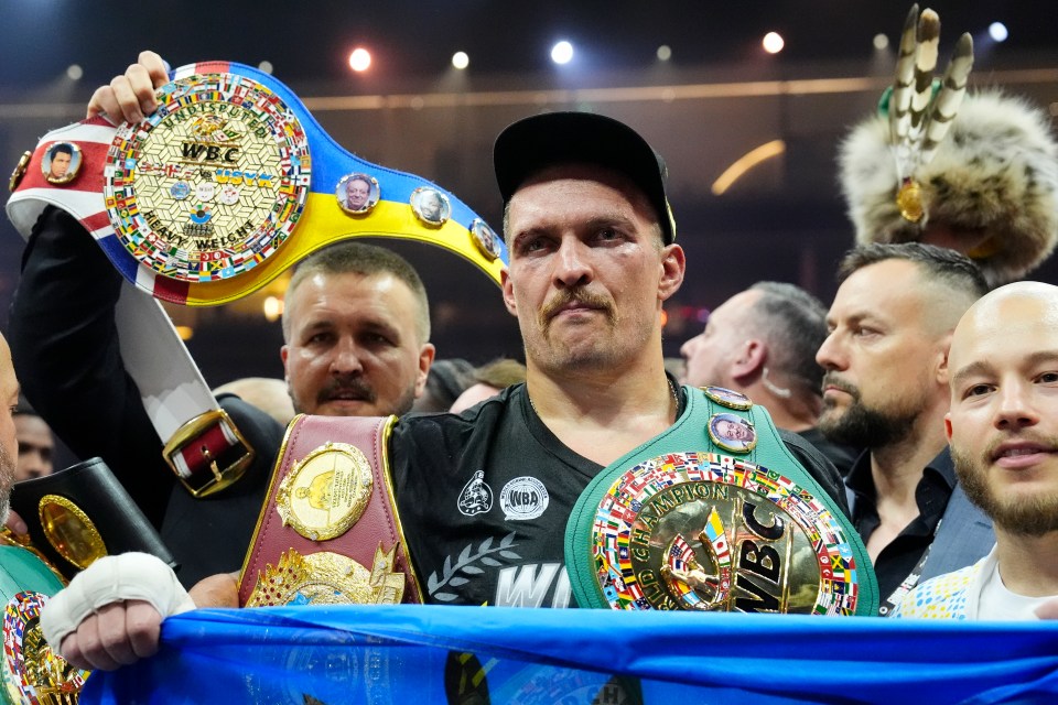 Oleksandr Usyk became the first man to beat Tyson Fury