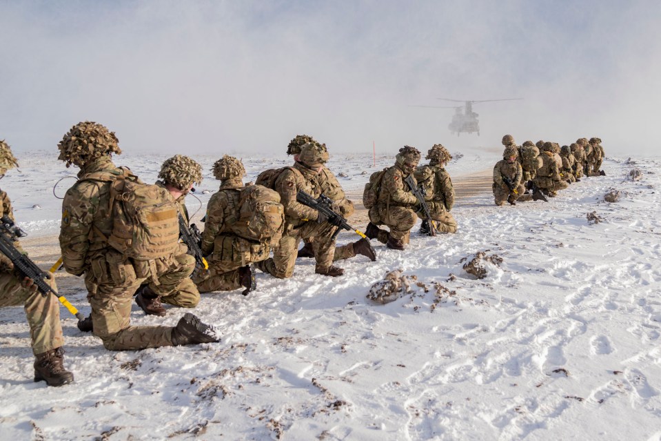 Combined Nato Forces training 80 miles from the Russian border this year