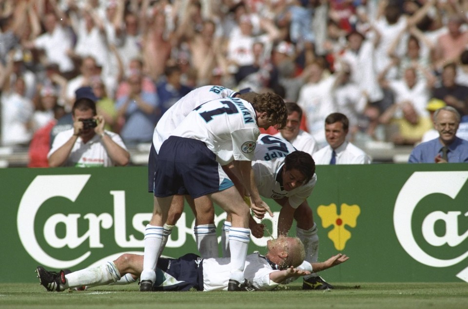 Paul Gascoigne is best remembered in the 2-0 win over Scotland for his 'Dentist's Chair' celebration but Stuart McCall recalls the day for another reason