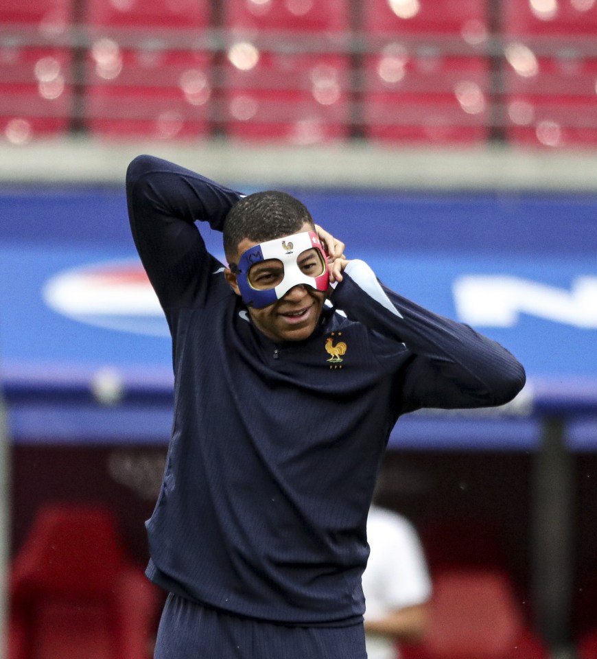 But Uefa regulations prohibit him from wearing his France-coloured flag