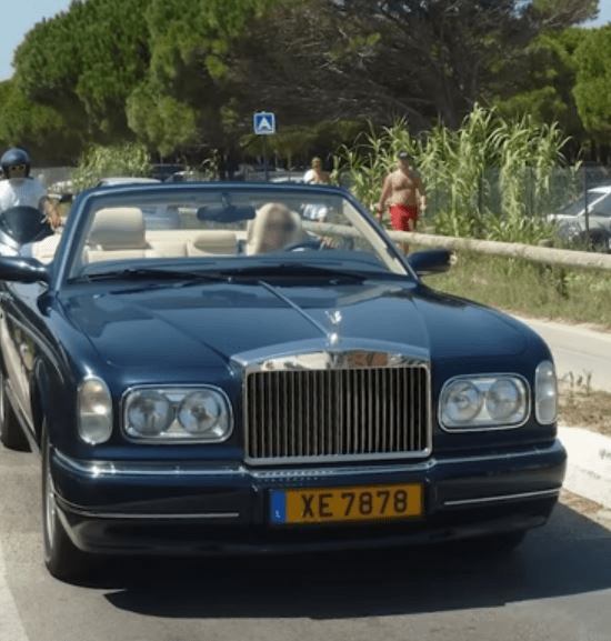 Ivanov's 'shopaholic' wife Svetlana is seen behind the wheel of one of the couple's two Rolls Royce cars