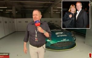 Sky Sports' Martin Brundle seen for first time since marriage crisis revealed