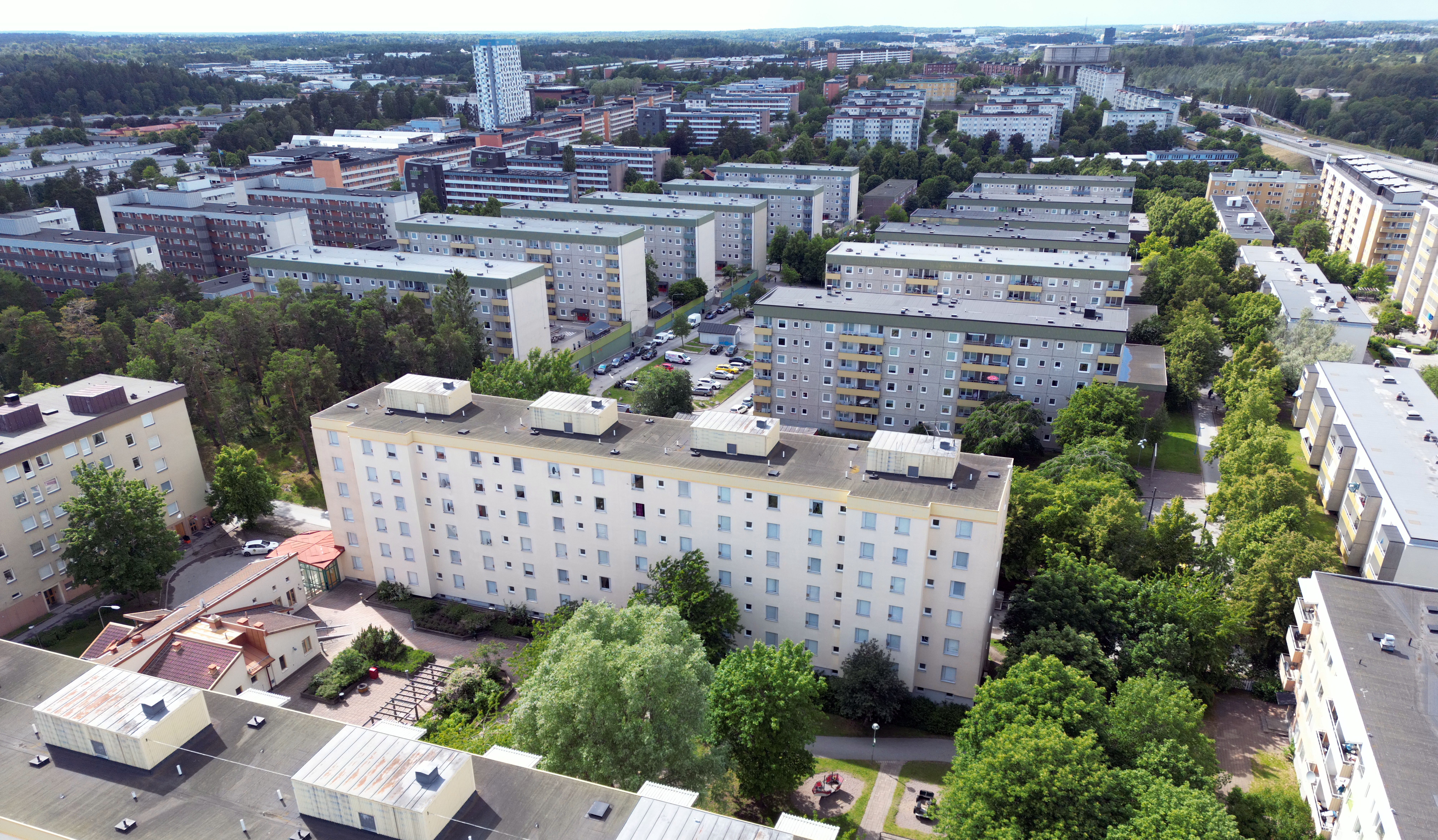 The Tensta estate — where Hanad Warsame was gunned down in 2020