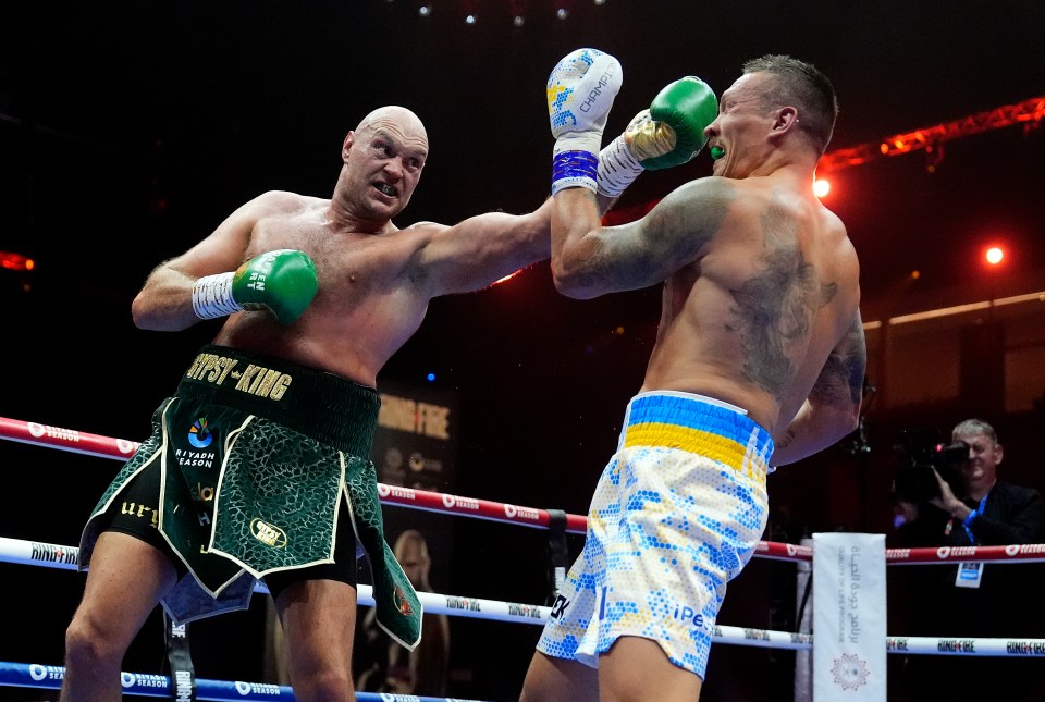 Tyson Fury fought Oleksandr Usyk for all the heavyweight marbles in June