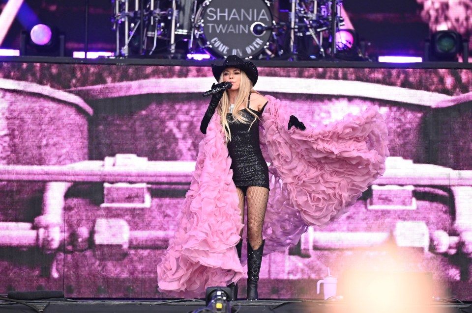 Shania blew fans away at Glastonbury and is due to play BST