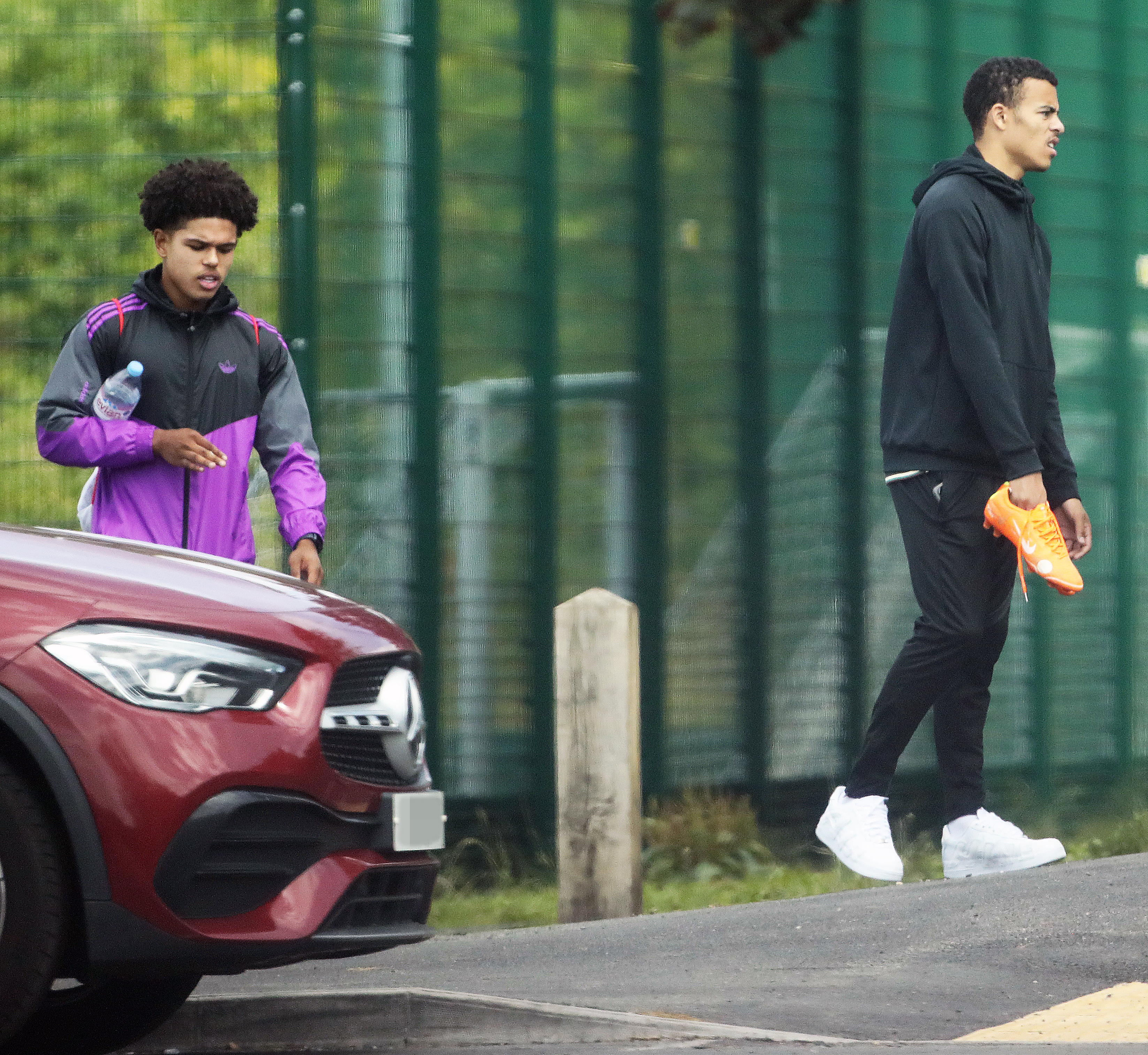 He trained with ex-Man Utd player Shola Shoretire