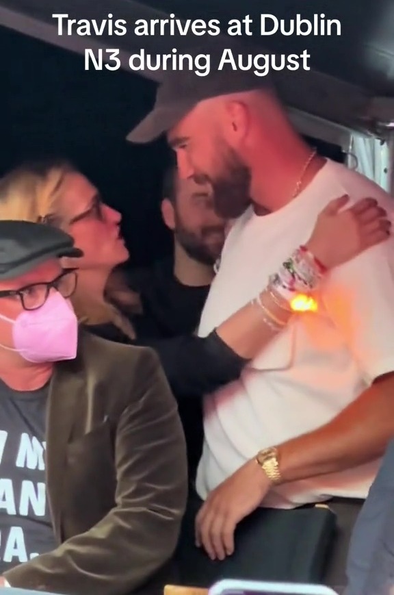 Julia Robert was seen talking intimately with Travis Kelce in the VIP area