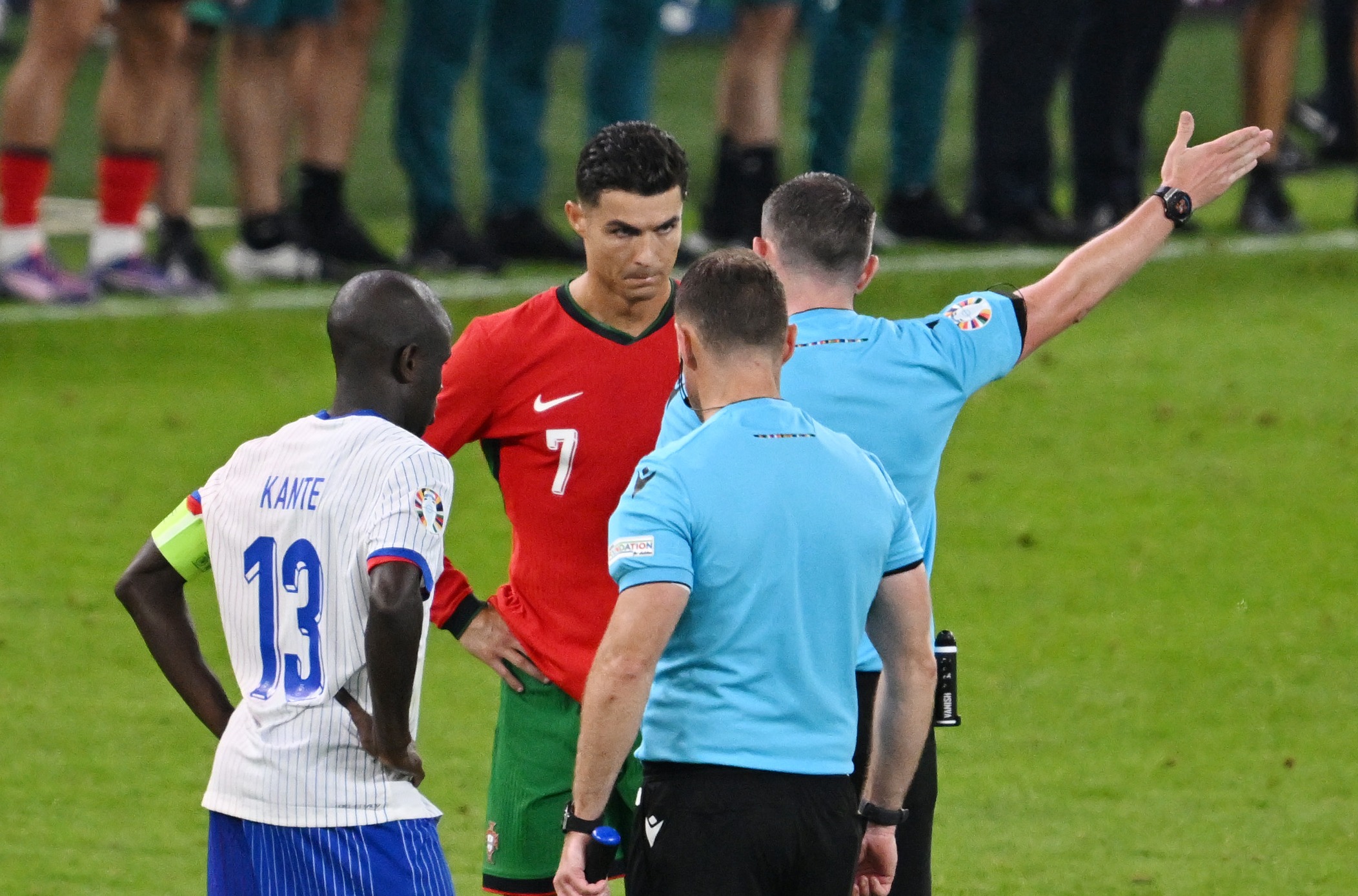 Cristiano Ronaldo won the penalty shootout coin toss but chose for Portugal to go second