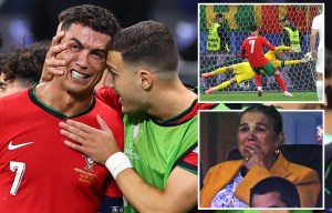 Ronaldo in floods of tears after penalty miss before shootout redemption