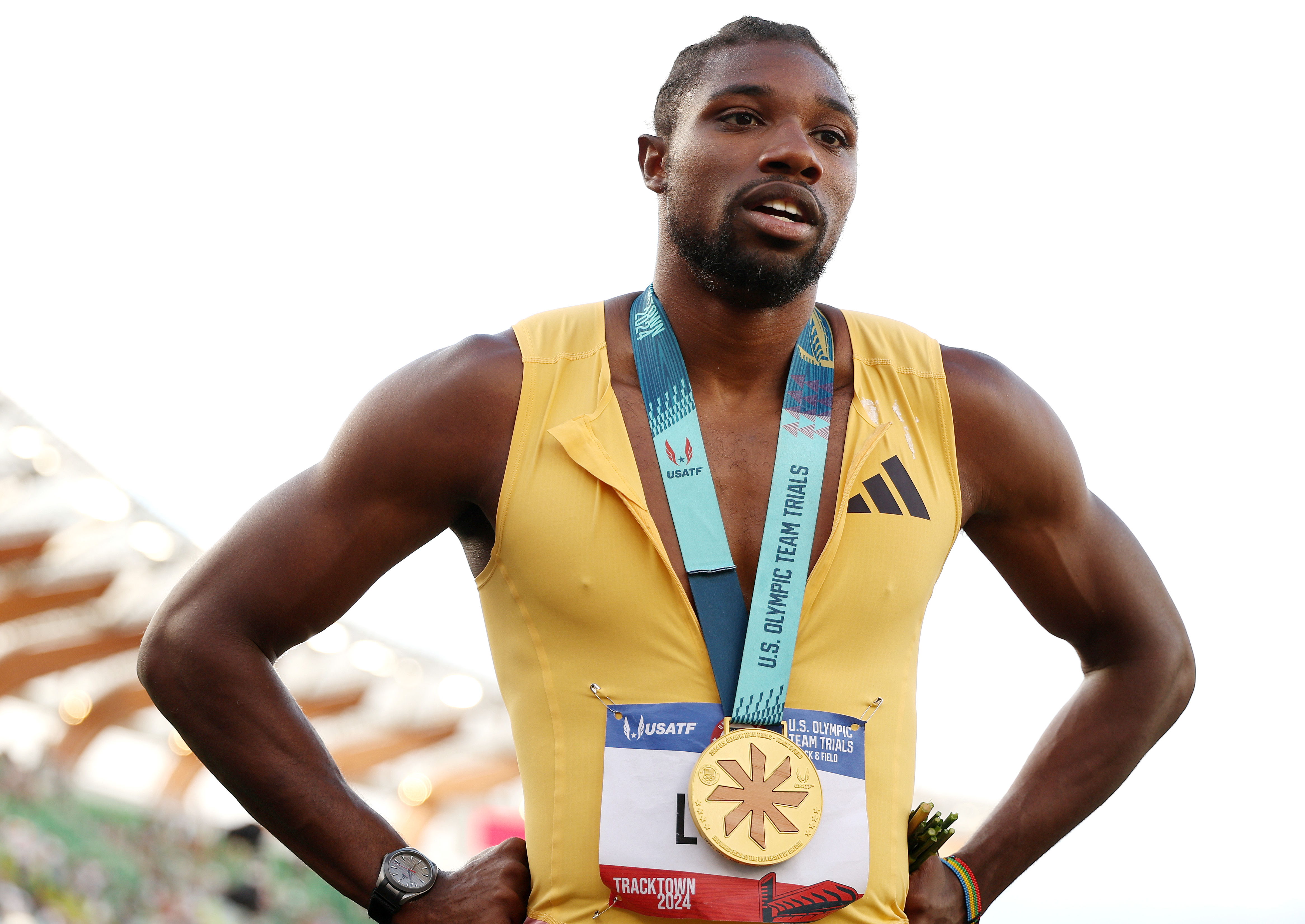 Olympic Gold medalist Noah Lyles has been in a relationship with Junelle for over a year