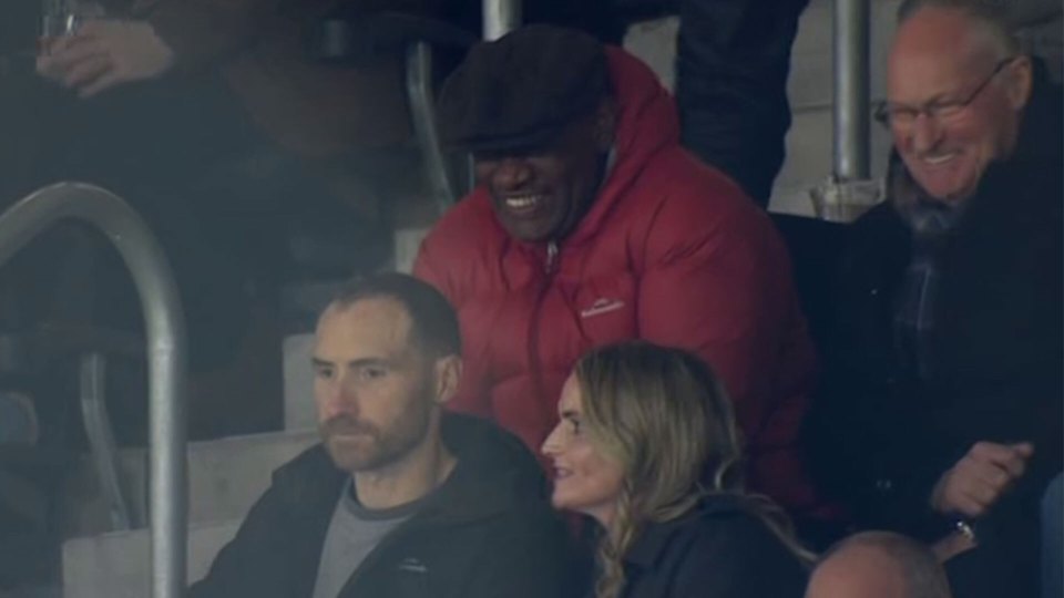 Shaun Wallace of The Chase was in attendance for New Zealand vs England