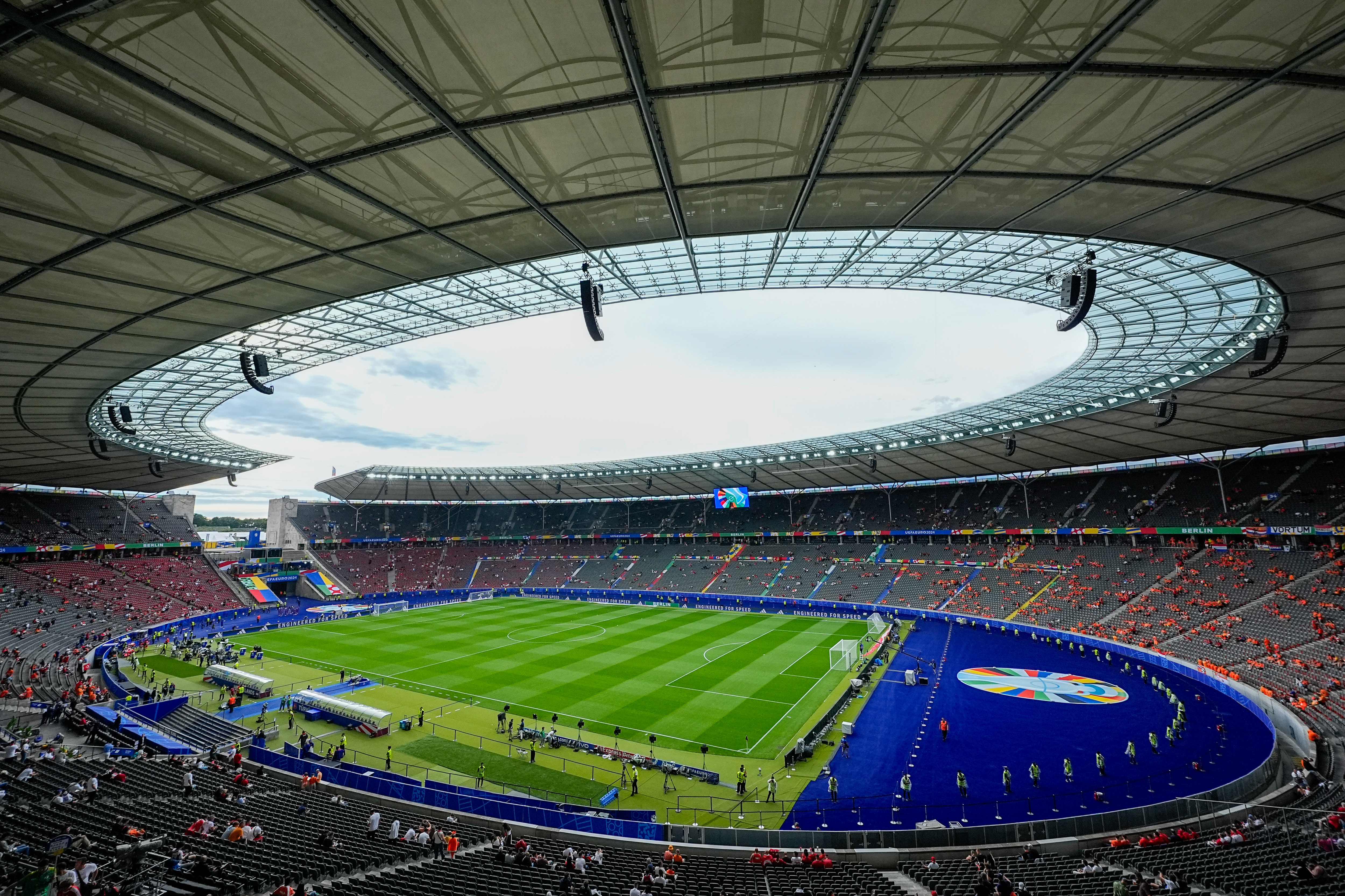 The Olympiastadion in Berlin is where the Euro 2024 final will take place between England and Spain