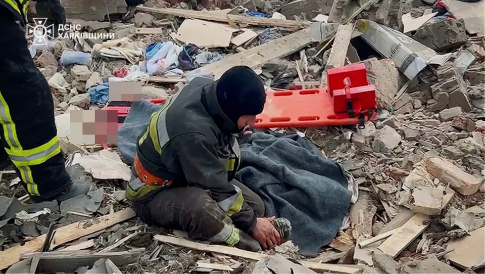 A firefighter's final moments with his fallen wife