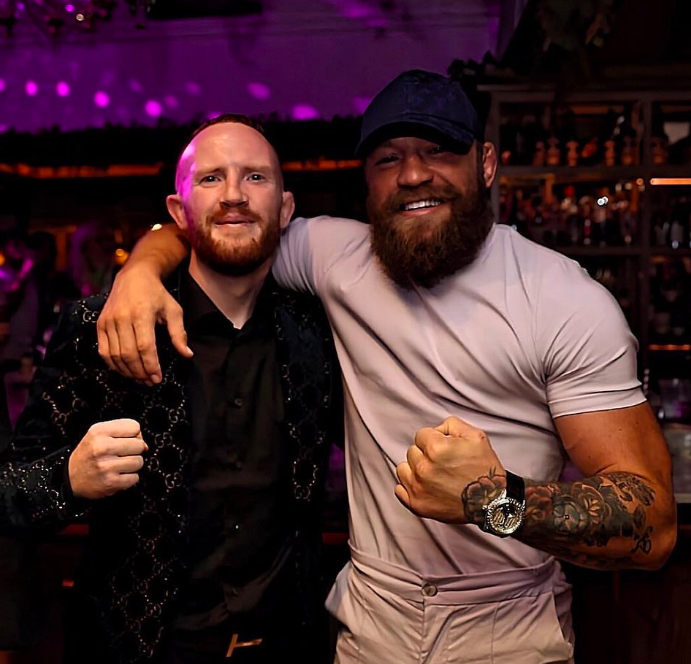 Photographer Dave Fogarty with Conor McGregor