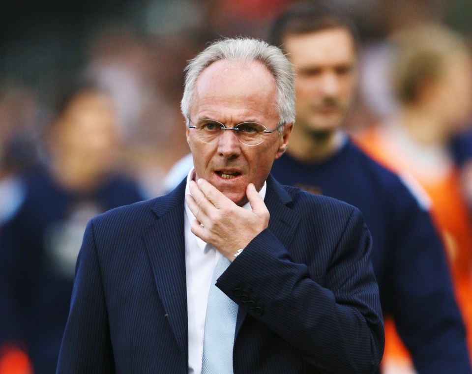 Sven-Goran Eriksson does not think Southgate's replacement has to be English