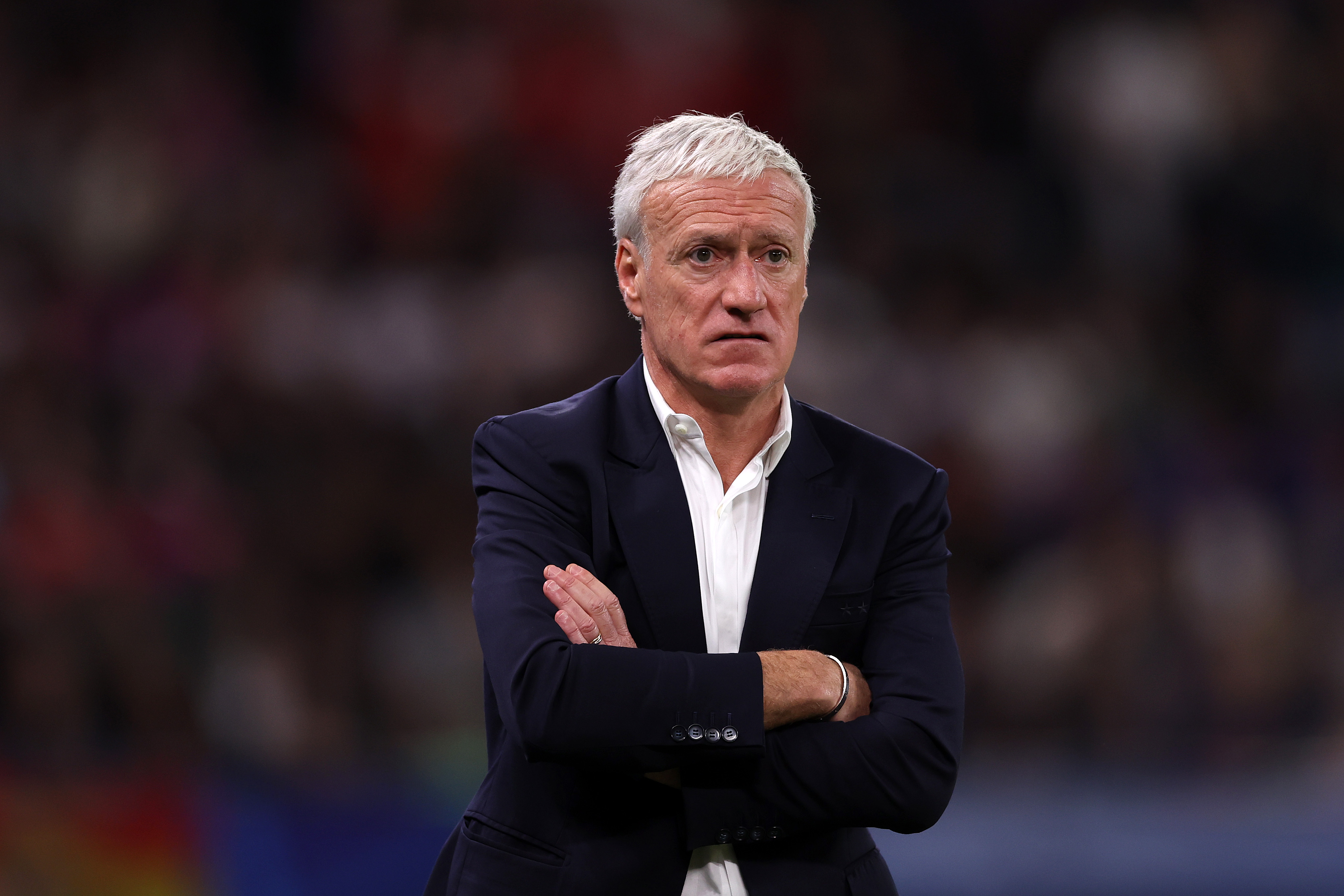 The pundit accused France boss Didier Deschamps of setting up his team negatively