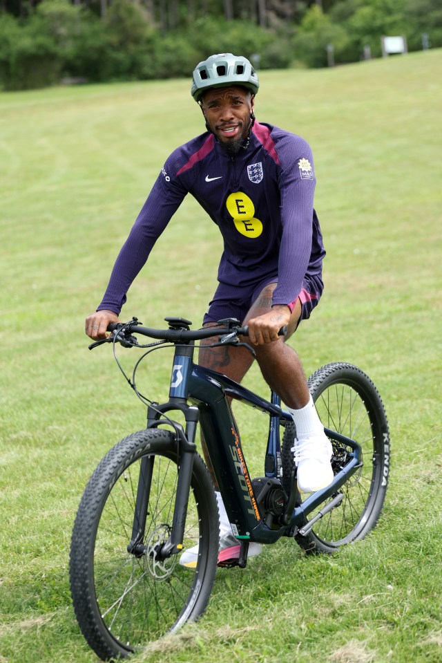 Ivan Toney was one of the players that enjoyed a bike ride