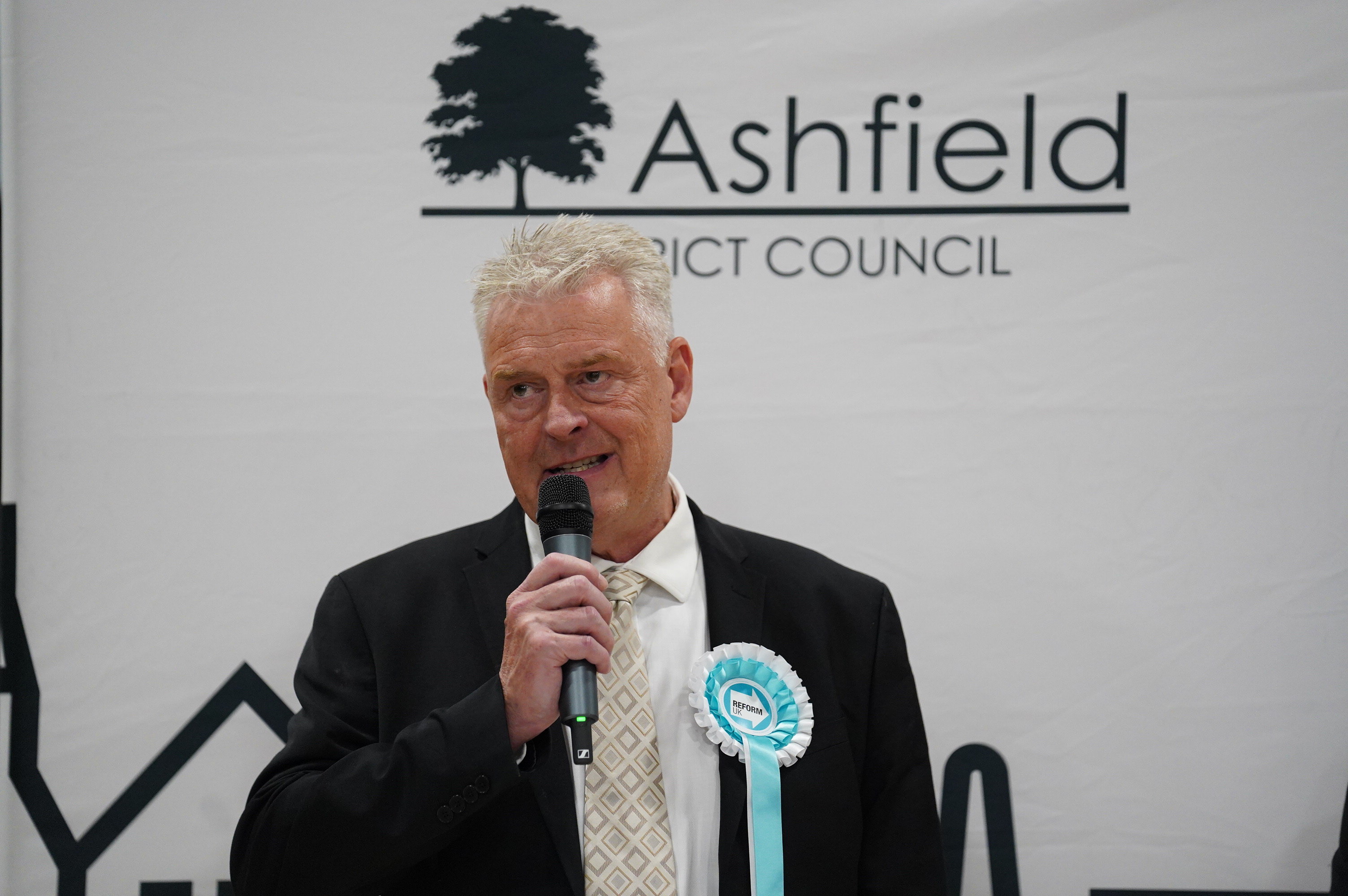 Lee Anderson became Reform UK's first elected MP, winning in Ashfield