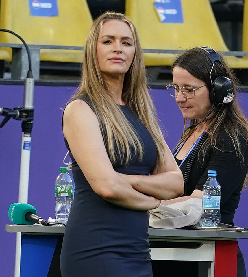 She has won praise from fans for her matchday outfits