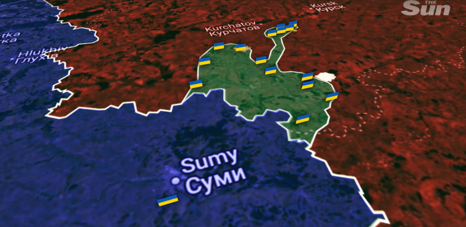 Kyiv's forces now storm into Kursk while their countrymen expand the land grab on either side