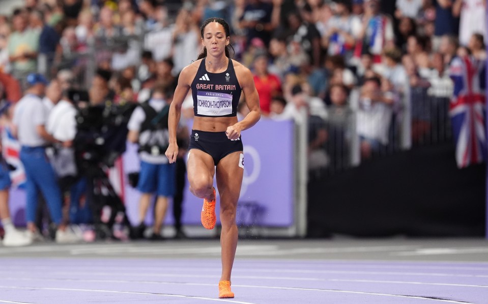 Katarina Johnson-Thompson claimed her first Olympic medal in the heptathlon