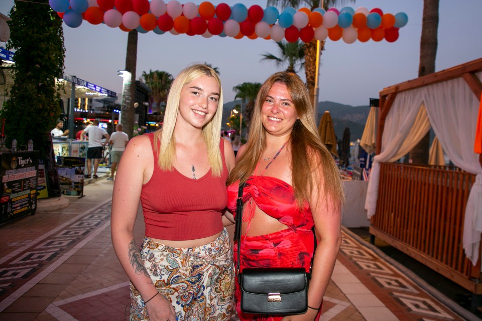 Katie Rees, with friend Ffion Cooper, says Marmaris is like 'Thailand for women'