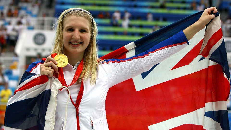 Adlington won two golds at the Beijing Olympics in 2008