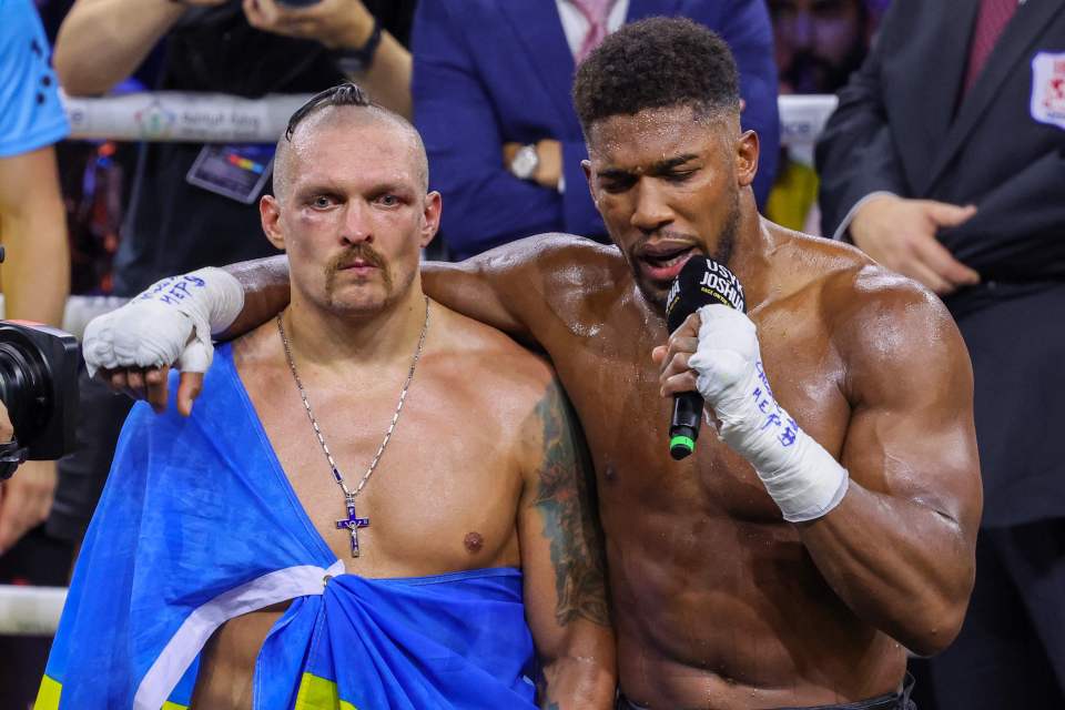 Oleksandr Usyk has opened the door to fighting Anthony Joshua for a third time