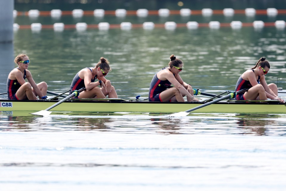 The British four were aiming for gold in Paris