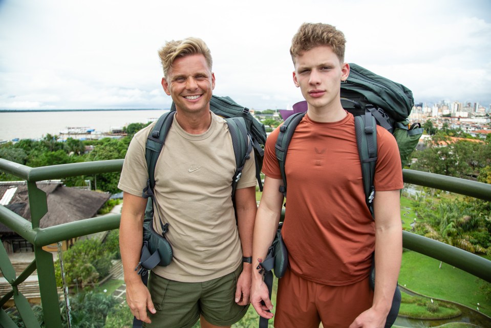 Jeff and Freddy Brazier on Celebrity Race Across The World