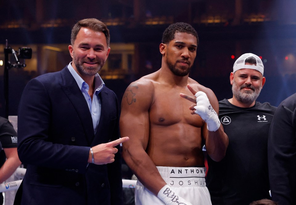 Eddie Hearn says Anthony Joshua has at least five more fights in him