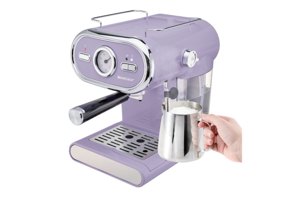 The espresso machine is perfect for coffee lovers