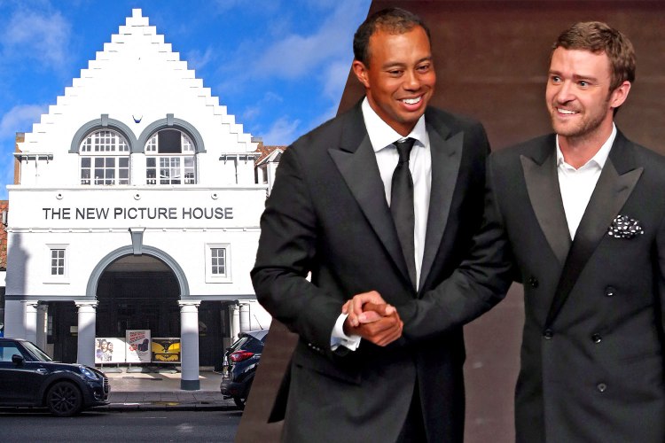 Tiger Woods and Timberlake get to tee off on St Andrews bar