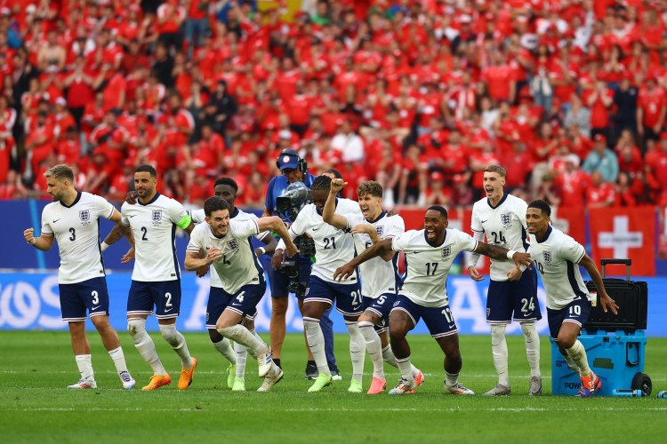 England immaculate on penalties to reach semis – as it happened