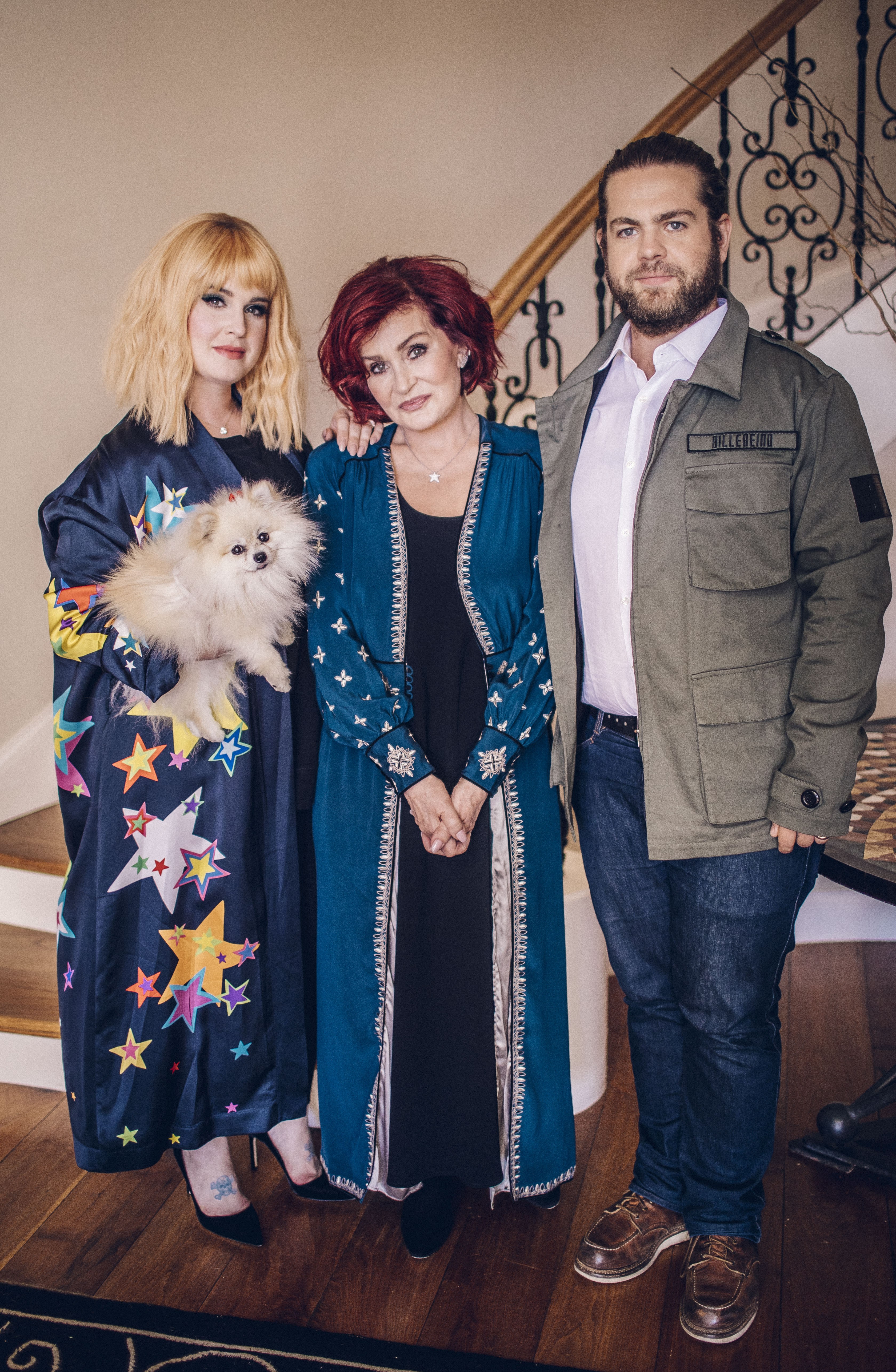 With her daughter Kelly and son, Jack, in 2017